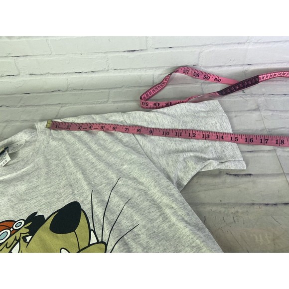 VTG Hanna-Barbera Muttley Dog Wacky Races Double Sided T-Shirt USA Mens Size S - Picture 6 of 7